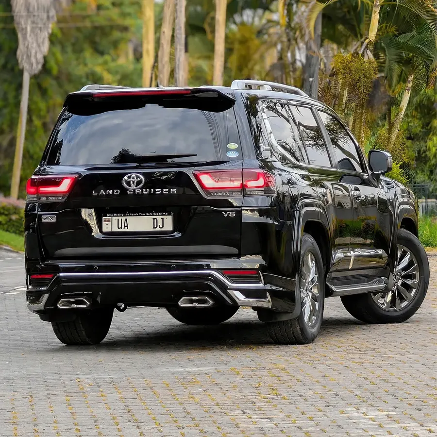 Black Toyota Land Cruiser 300 V8 ZX from the Right Rides fleet